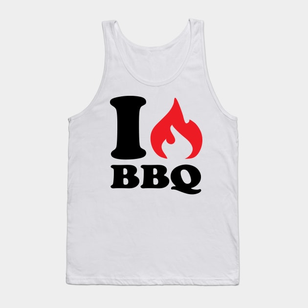 I love bbq Tank Top by nektarinchen